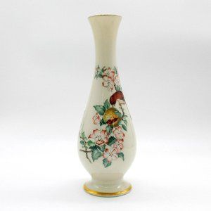 Vintage Lenox Serenade Bud Ivory Vase Beautifully Decorated, Made in USA